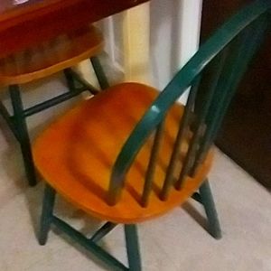 A wooden chair